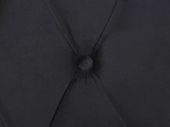 Sängyt<Beliani Parisanky Sametti Musta 180 X 200 Cm Avallon