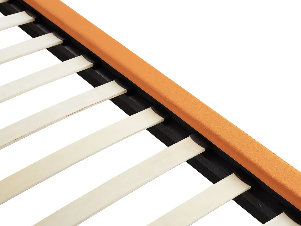 Sängyt<Beliani Parisanky Sametti Oranssi 160 X 200 Cm Melle