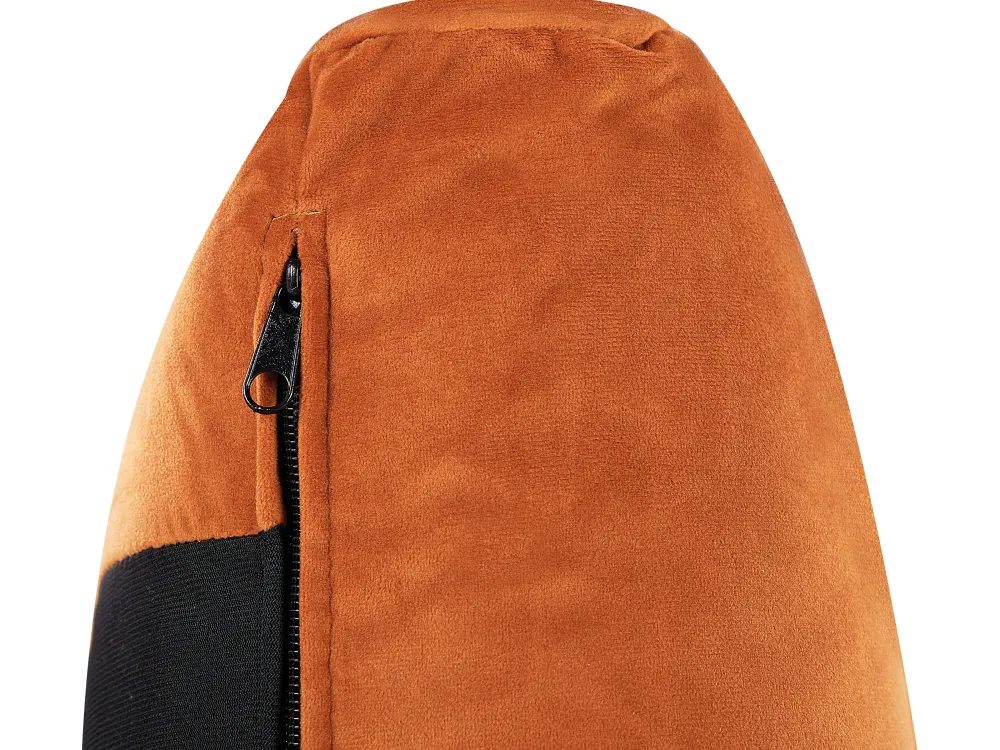 Sängyt<Beliani Parisanky Sametti Oranssi 160 X 200 Cm Melle