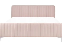 Clearance Beliani Parisanky Sametti Pastellipinkki 180 X 200 Cm Lunan