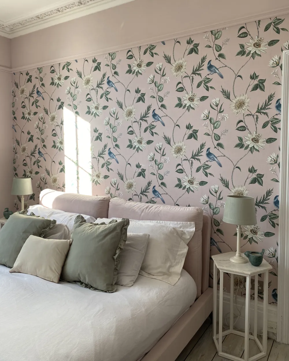 Sängyt<Beliani Parisanky Sametti Pastellipinkki 180 X 200 Cm Melle