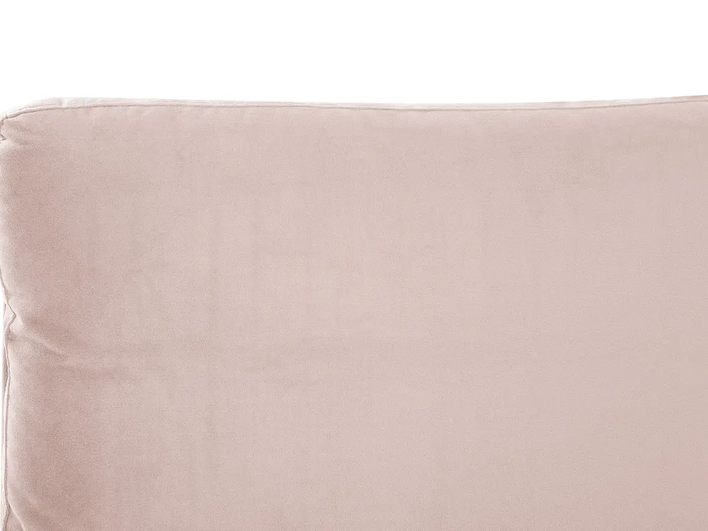 Sängyt<Beliani Parisanky Sametti Pastellipinkki 180 X 200 Cm Melle