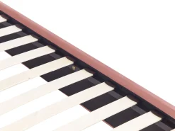 Sängyt<Beliani Parisanky Sametti Persikka 180 X 200 Cm Chaleix