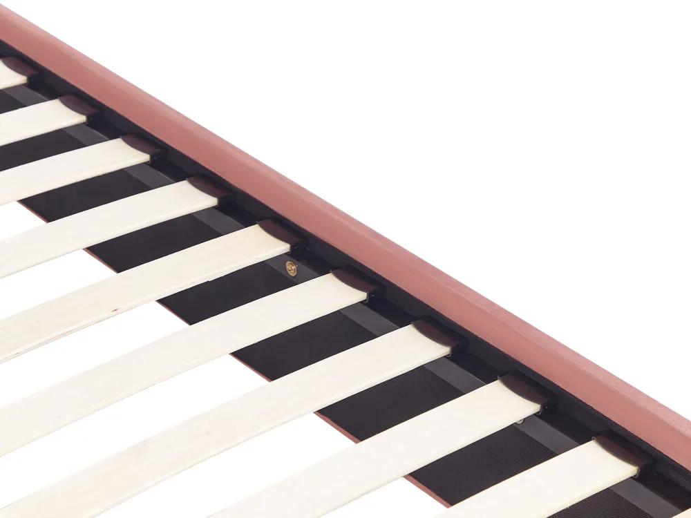 Sängyt<Beliani Parisanky Sametti Persikka 180 X 200 Cm Chaleix