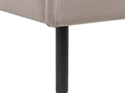 Sängyt<Beliani Parisanky Sametti Ruskeanharmaa 160 X 200 Cm Arette