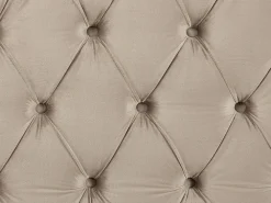 Sängyt<Beliani Parisanky Sametti Ruskeanharmaa 180 X 200 Cm Ayette