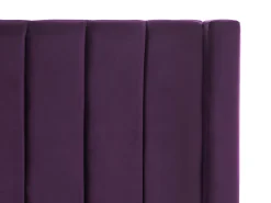 Fashion Beliani Parisanky Sametti Säilytystila Purppura 140 X 200 Cm Noyers