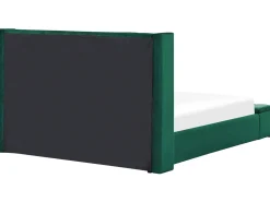 Clearance Beliani Parisanky Sametti Säilytystila Smaragdinvihrea 180 X 200 Cm Noyers