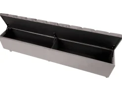 Sängyt<Beliani Parisanky Sametti Säilytystila Harmaa 180 X 200 Cm Noyers