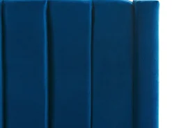 Sängyt<Beliani Parisanky Sametti Säilytystila Laivastonsininen 180 X 200 Cm Noyers