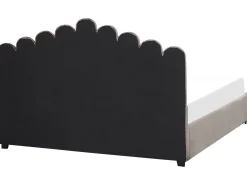 Sängyt<Beliani Parisanky Sametti Säilytystila Ruskeanharmaa 180 X 200 Cm Vincennes