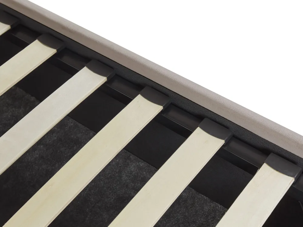 Sängyt<Beliani Parisanky Sametti Säilytystila Ruskeanharmaa 180 X 200 Cm Vincennes