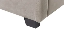 Sängyt<Beliani Parisanky Sametti Säilytystila Ruskeanharmaa 180 X 200 Cm Vincennes