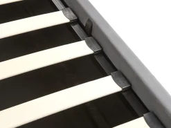 Sängyt<Beliani Parisanky Sametti Säilytystila Tummanharmaa 180 X 200 Cm Bousse