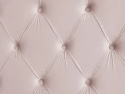 Sängyt<Beliani Parisanky Sametti Säilytystila Vaaleanpunainen 180 X 200 Cm Lubbon