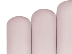 Sängyt<Beliani Parisanky Sametti Säilytystila Pastellipinkki 180 X 200 Cm Vincennes