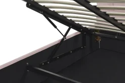 Sängyt<Beliani Parisanky Sametti Säilytystila Pastellipinkki 180 X 200 Cm Vincennes