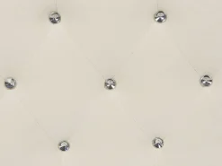 Sängyt<Beliani Parisanky Sametti Säilytystila Vaalea Beige 180 X 200 Cm Amiens