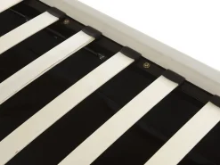 Sängyt<Beliani Parisanky Sametti Säilytystila Vaalea Beige 180 X 200 Cm Amiens