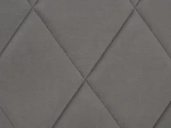 Clearance Beliani Parisanky Sametti Säilytystila Harmaa 180 X 200 Cm Rochefort