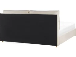 Discount Beliani Parisanky Sametti Säilytystila Vaalea Beige 180 X 200 Cm Batilly