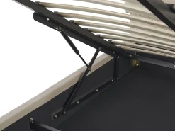 Discount Beliani Parisanky Sametti Säilytystila Vaalea Beige 180 X 200 Cm Batilly