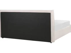 Sängyt<Beliani Parisanky Sametti Säilytystila Luonnonvalkoinen 180 X 200 Cm Lavaur