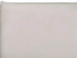 Sängyt<Beliani Parisanky Sametti Säilytystila Luonnonvalkoinen 180 X 200 Cm Lavaur