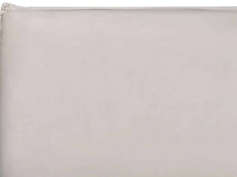 Sängyt<Beliani Parisanky Sametti Säilytystila Luonnonvalkoinen 180 X 200 Cm Lavaur