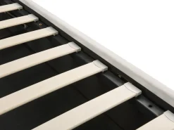 Sängyt<Beliani Parisanky Sametti Säilytystila Luonnonvalkoinen 180 X 200 Cm Lavaur