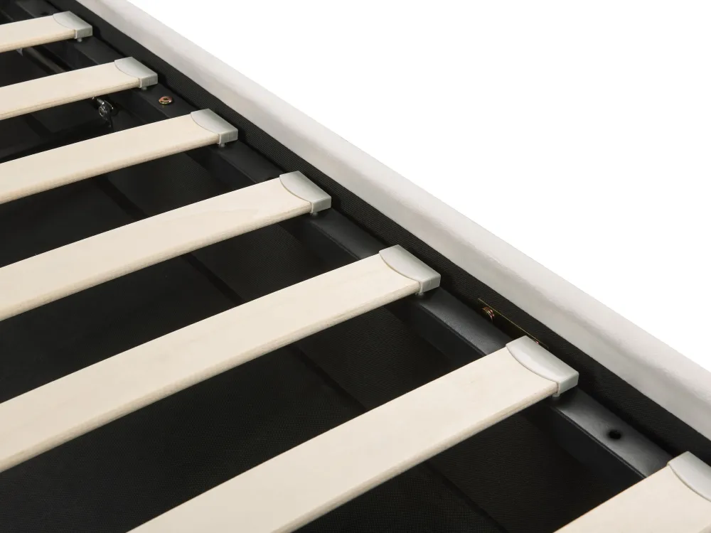 Sängyt<Beliani Parisanky Sametti Säilytystila Luonnonvalkoinen 180 X 200 Cm Lavaur