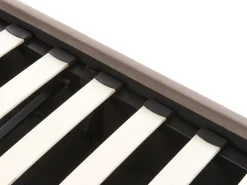 Shop Beliani Parisanky Sametti Säilytystila Ruskeanharmaa 180 X 200 Cm Rouen