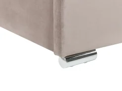 Shop Beliani Parisanky Sametti Säilytystila Ruskeanharmaa 180 X 200 Cm Rouen