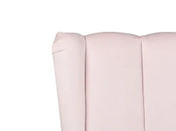 Store Beliani Parisanky Sametti Usb-Portti Pastellipinkki 140 X 200 Cm Miribel