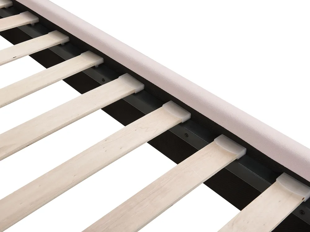 Store Beliani Parisanky Sametti Usb-Portti Pastellipinkki 140 X 200 Cm Miribel