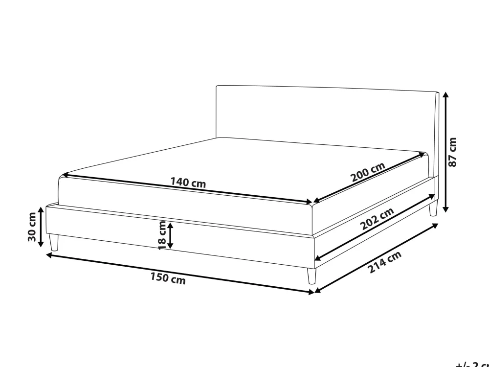 Sängyt<Beliani Parisanky Sametti Vaaleanpunainen 140 X 200 Cm Fitou