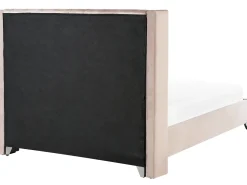 Fashion Beliani Parisanky Sametti Vaaleanpunainen 180 X 200 Cm Lubbon