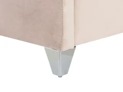 Fashion Beliani Parisanky Sametti Vaaleanpunainen 180 X 200 Cm Lubbon