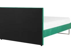 Sängyt<Beliani Parisanky Sametti Vihrea 180 X 200 Cm Bellou