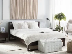 Sängyt<Beliani Parisanky Tumma Puu 180 X 200 Cm Giulia