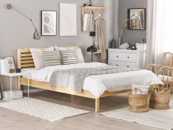 Hot Beliani Parisanky Vaalea Kumipuu 180 X 200 Cm Carnac