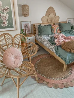 Hot Beliani Parisanky Vaalea Kumipuu 180 X 200 Cm Carnac