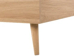 Sängyt<Beliani Parisanky Vaalea Puu/Valkoinen 160 X 200 Cm Serris