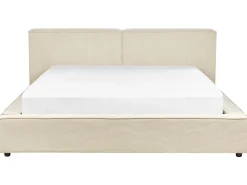 Sängyt<Beliani Parisanky Vakosametti Beige 180 X 200 Cm Linards