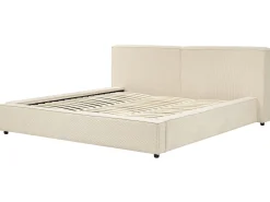 Sängyt<Beliani Parisanky Vakosametti Beige 180 X 200 Cm Linards