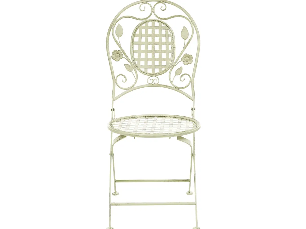 Ulkokalusteet<Beliani Parvekekalustesetti Metallinen Vaaleanvihrea Bivio