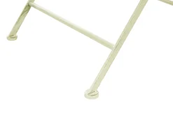 Ulkokalusteet<Beliani Parvekekalustesetti Metallinen Vaaleanvihrea Bivio