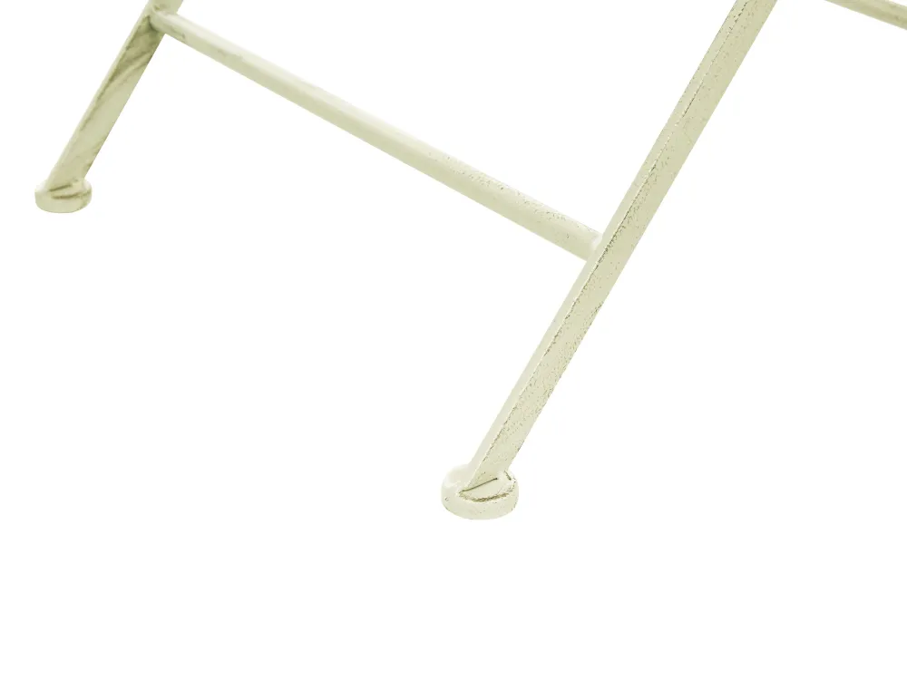 Ulkokalusteet<Beliani Parvekekalustesetti Metallinen Vaaleanvihrea Bivio