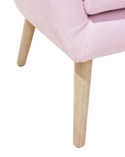 Nojatuolit<Beliani Pastelliroosa Nojatuoli Drammen