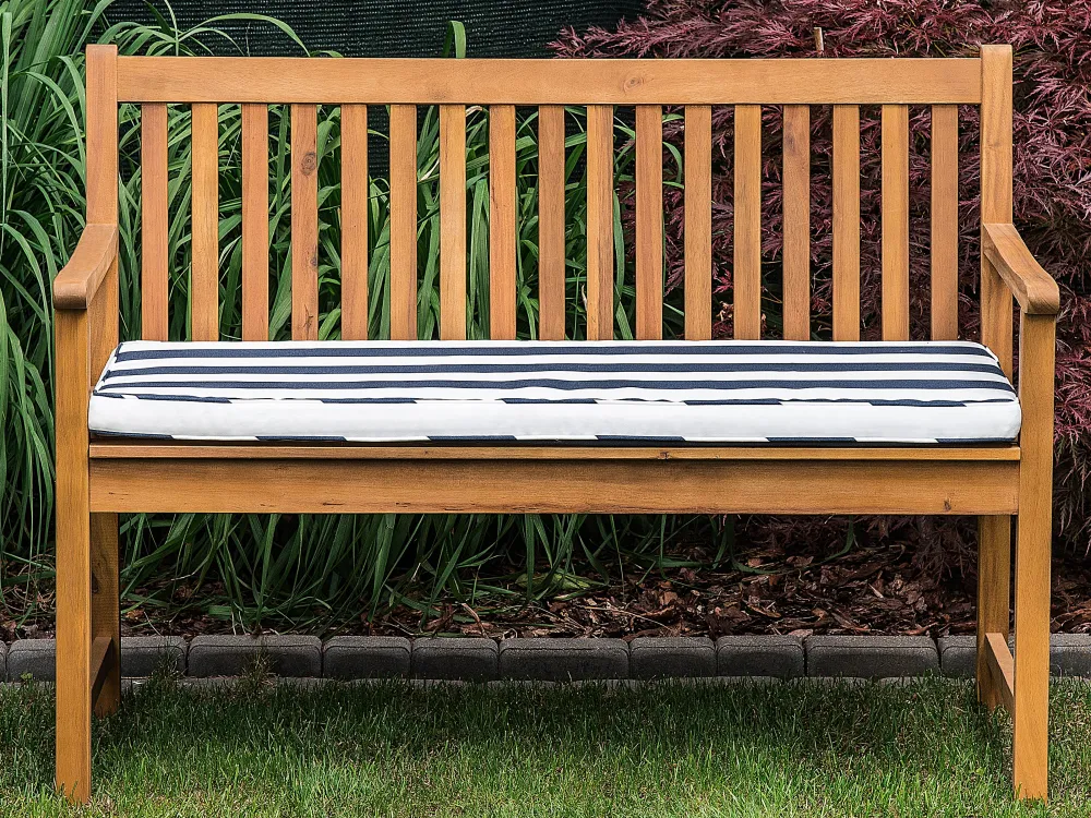 Tekstiilit<Beliani Pehmuste 112 X 54 Cm Laivastonsininen Raidallinen Vivara